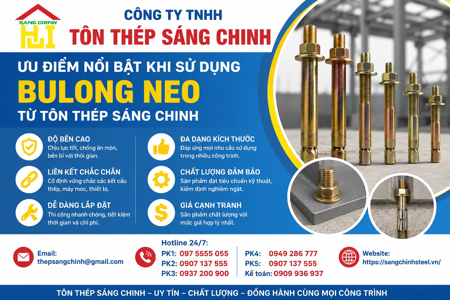 Bulong Neo M12 M14 M16 M18 M20 M32 M36 M40…