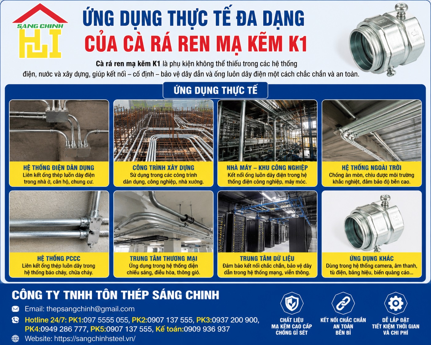 Cà rá ren mạ kẽm giá rẻ K1