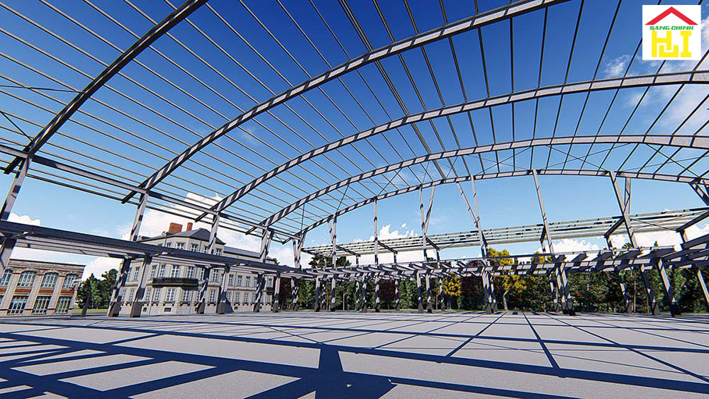 Kết cấu thép của Nhà văn hóa Cabuyao 