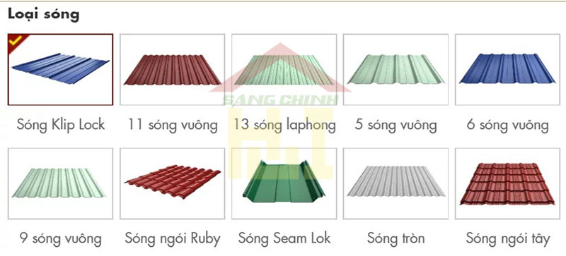 Đặc Điểm Của Các Loại Tôn