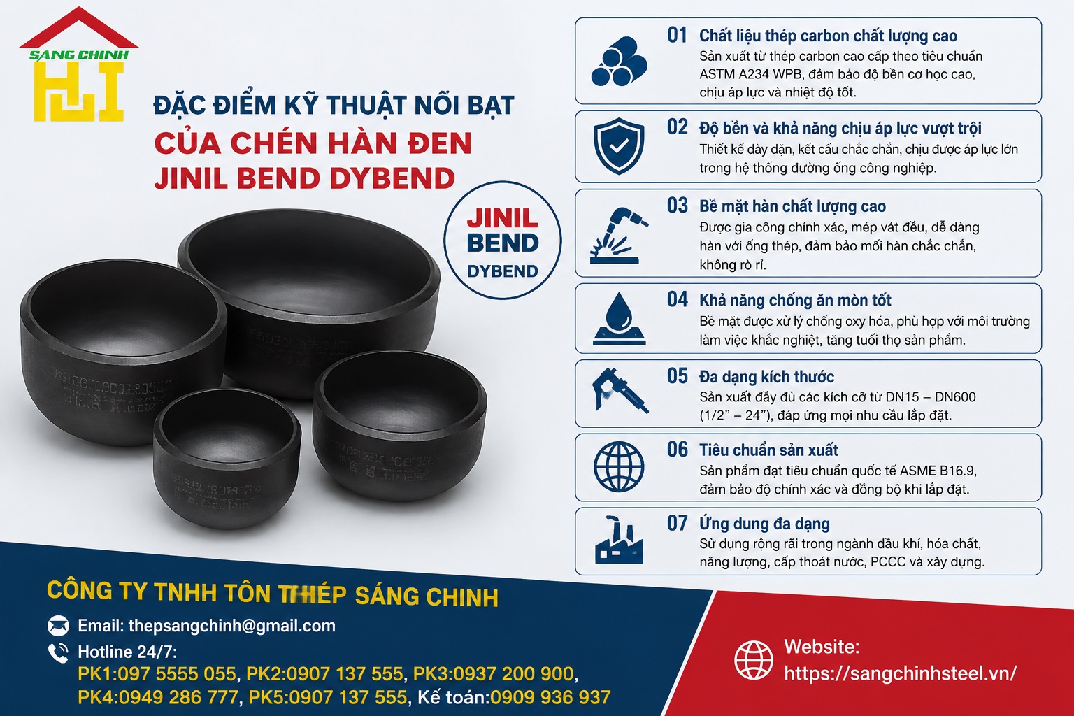 Chén hàn đen (Cap) Jinil bend (Dybend ) – Hàn Quốc