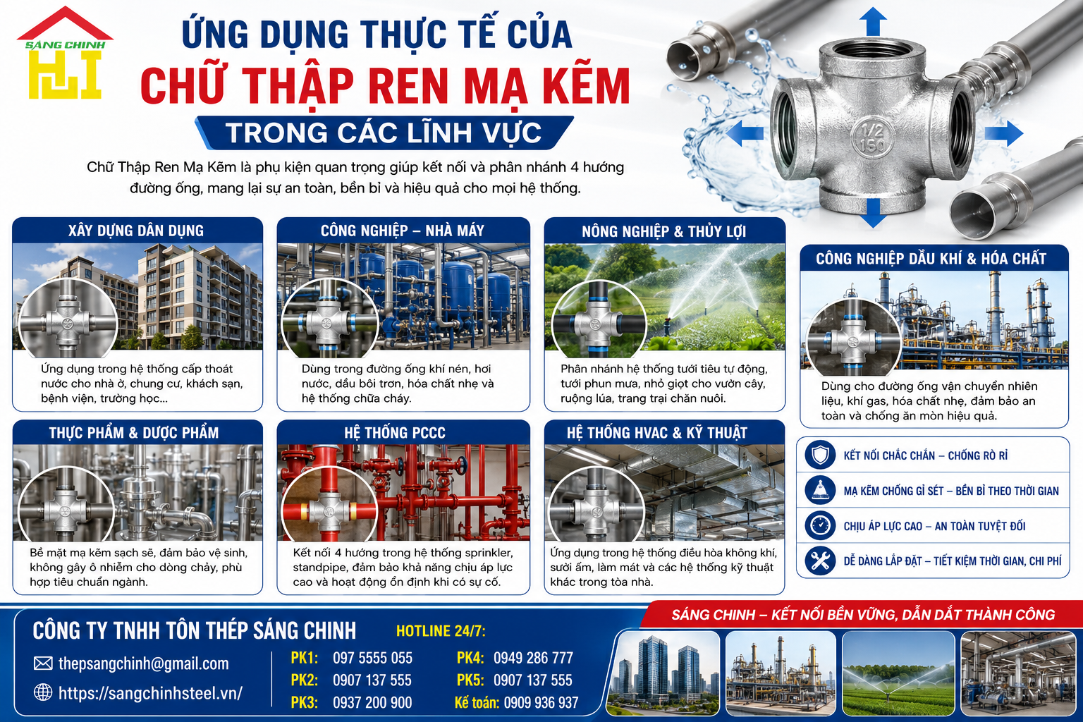Chữ Thập Ren Mạ Kẽm (Cross)