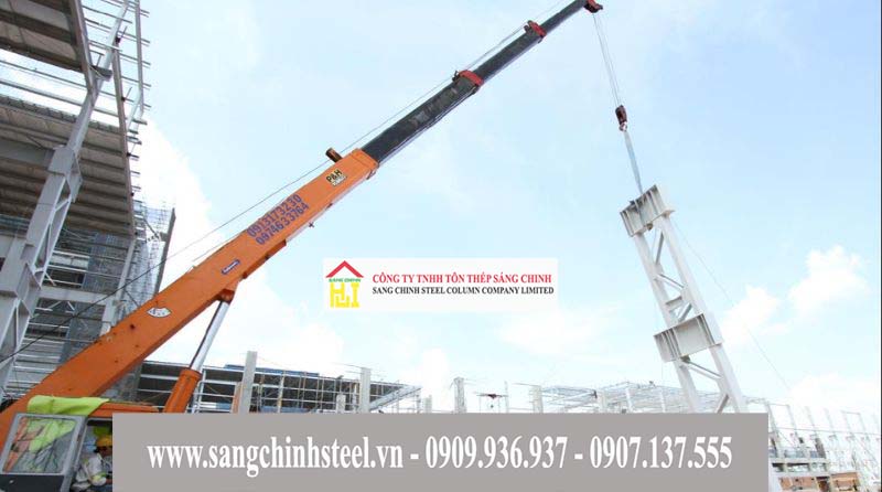 Quy trình thi công lắp dựng tại Sáng Chinh Steel
