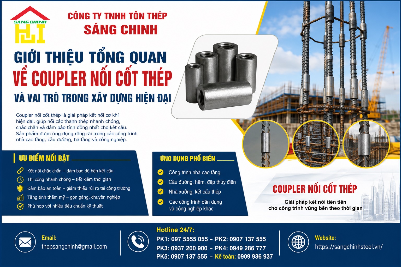 Coupler Nối Cốt Thép