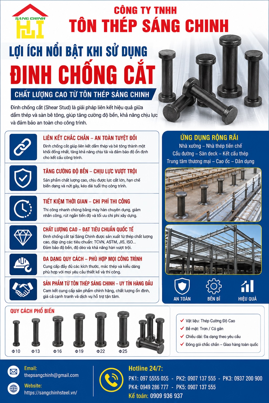 Cường Độ Đinh Chống Cắt