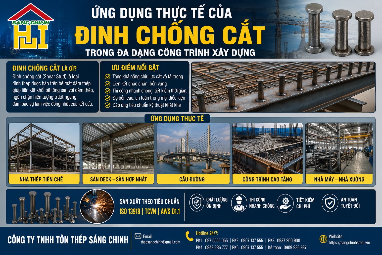 Cường Độ Đinh Chống Cắt