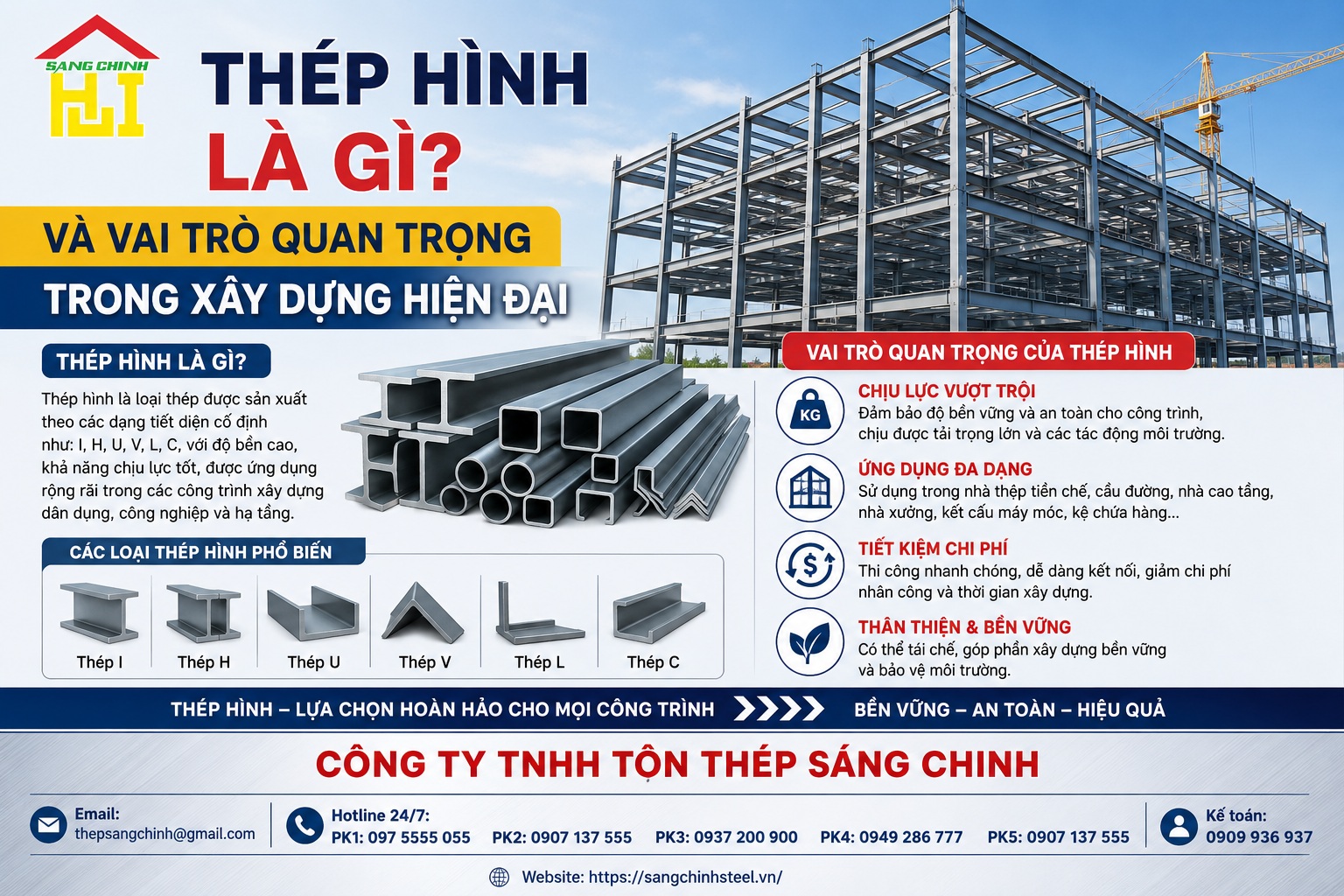 Đại lý thép hình
