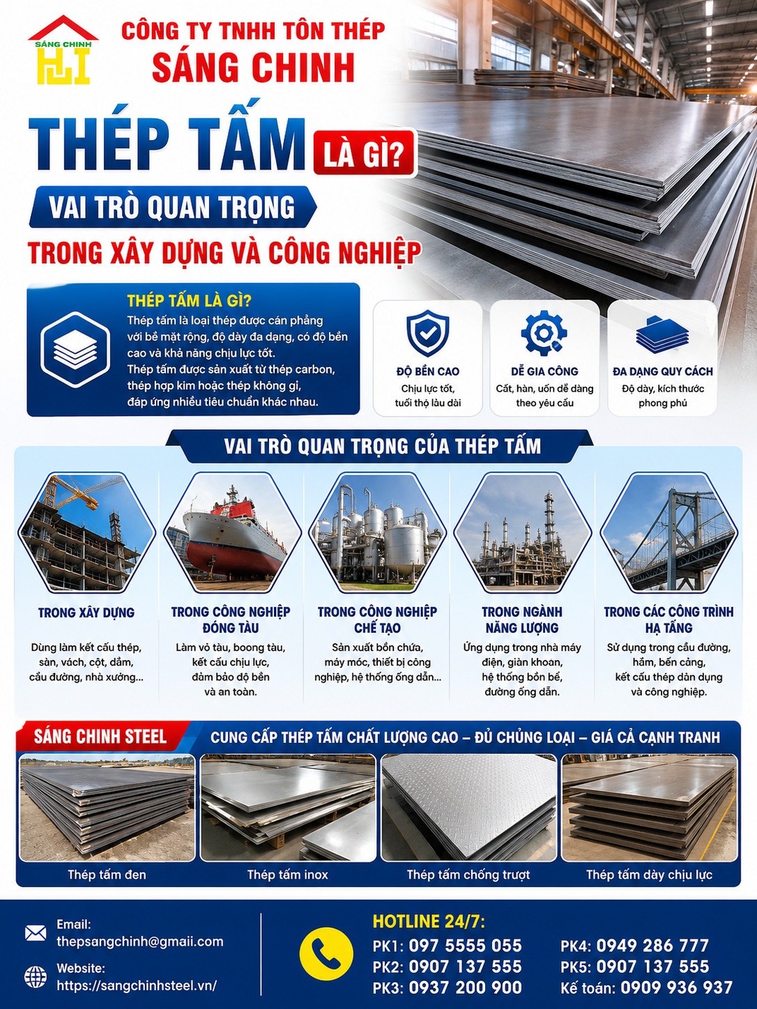 Đại lý thép tấm