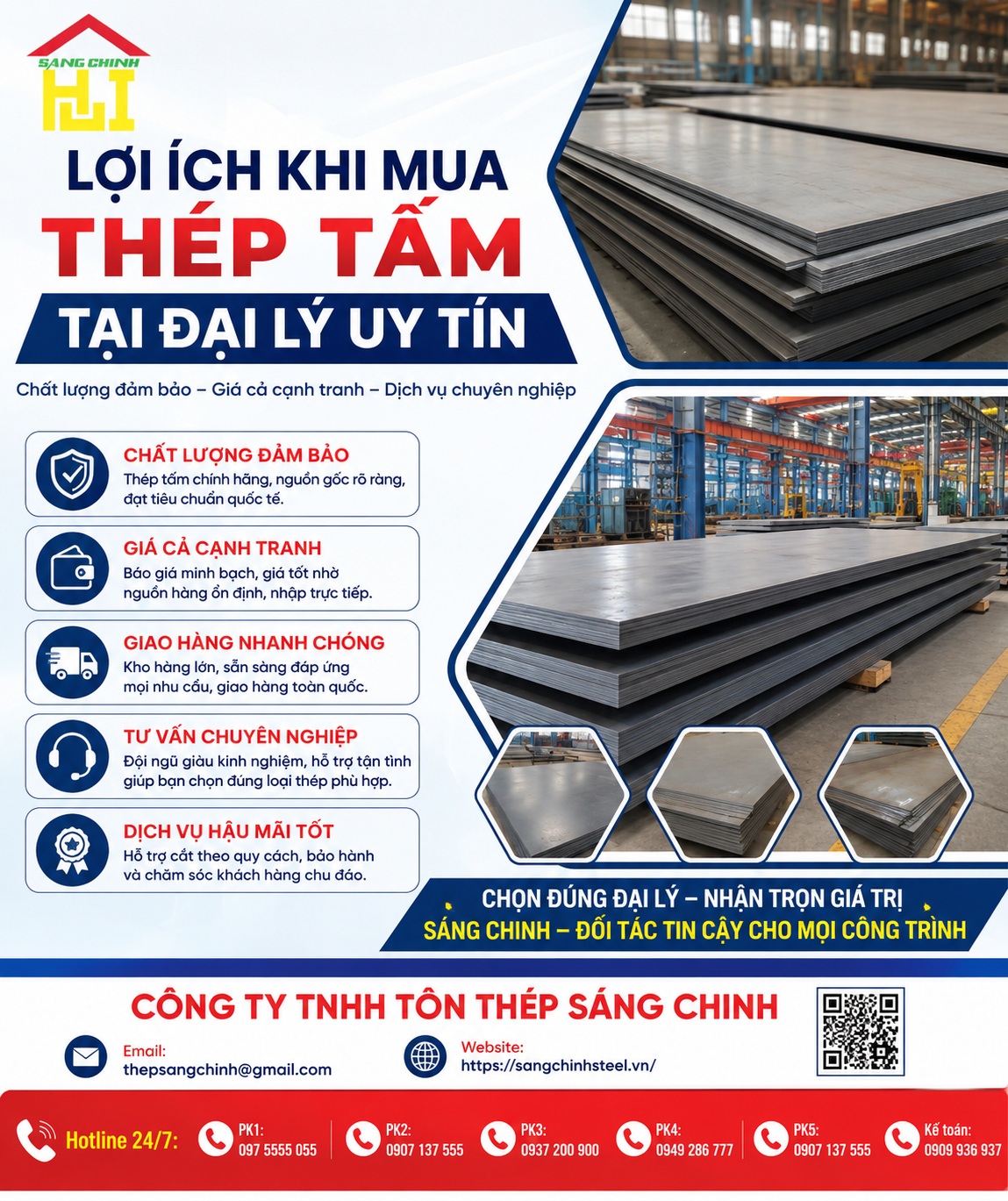 Đại lý thép tấm