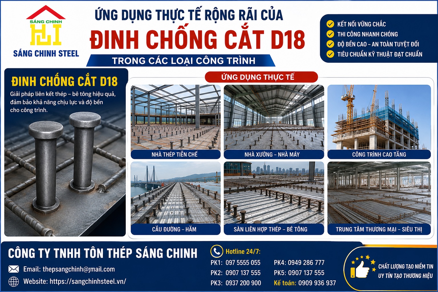 Đinh Chống Cắt D18 Là Gì?