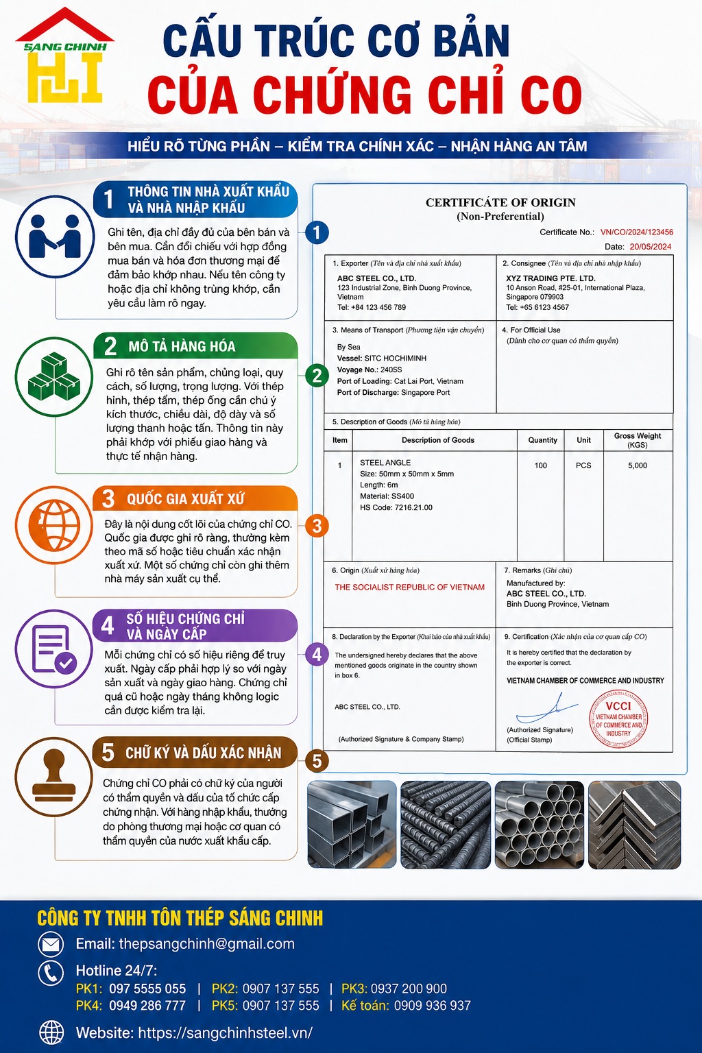 Đọc chứng chỉ CO CQ