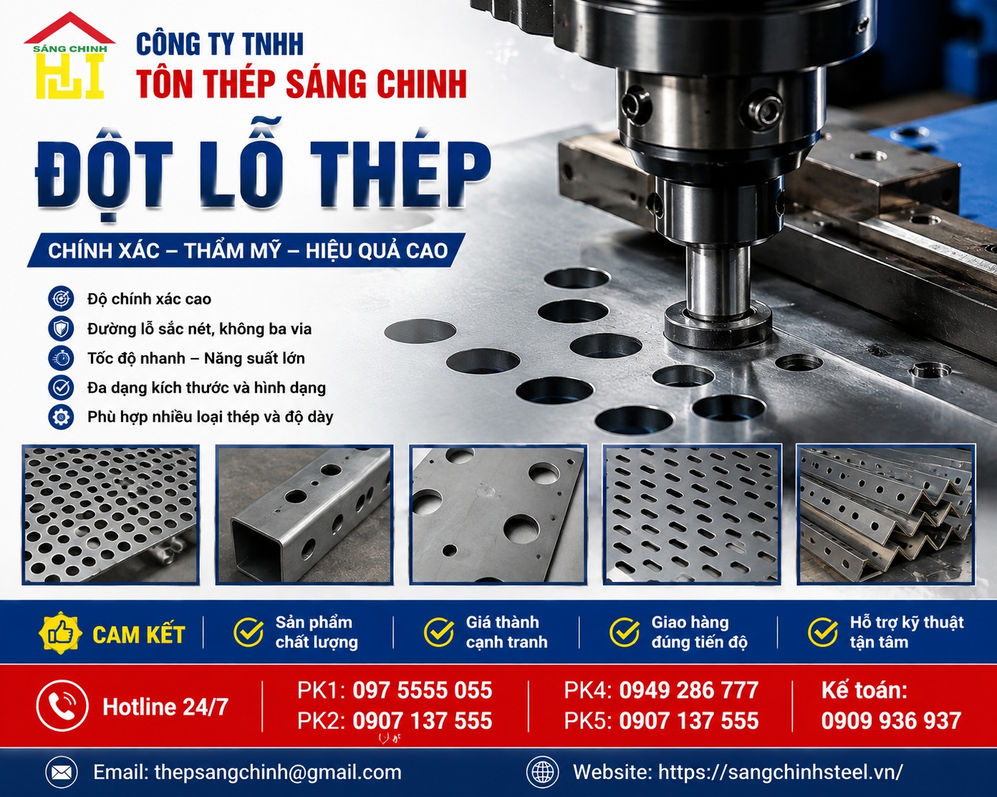 Đột lỗ thép