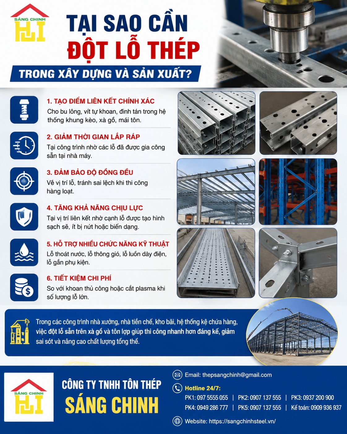 Đột lỗ thép