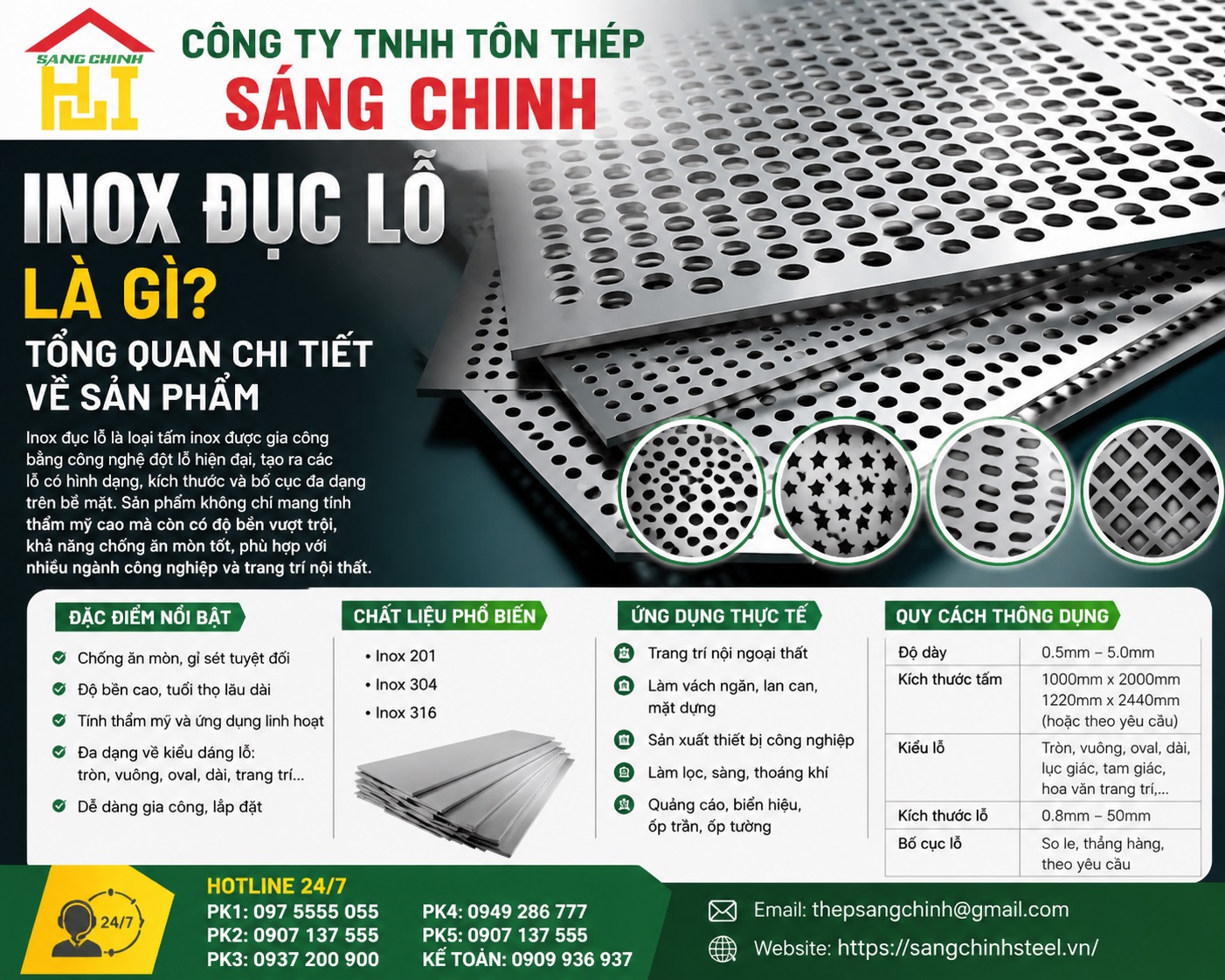 Giá Inox Đục Lỗ Giá Rẻ