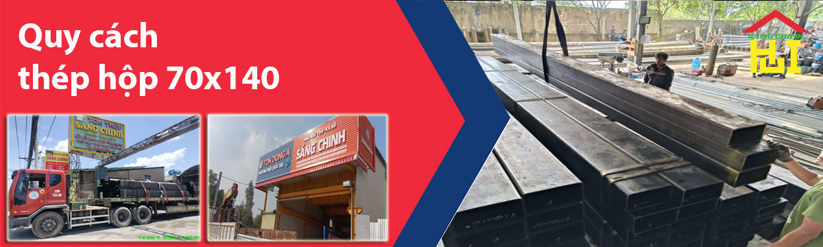 Quy cách thép hộp 70x140