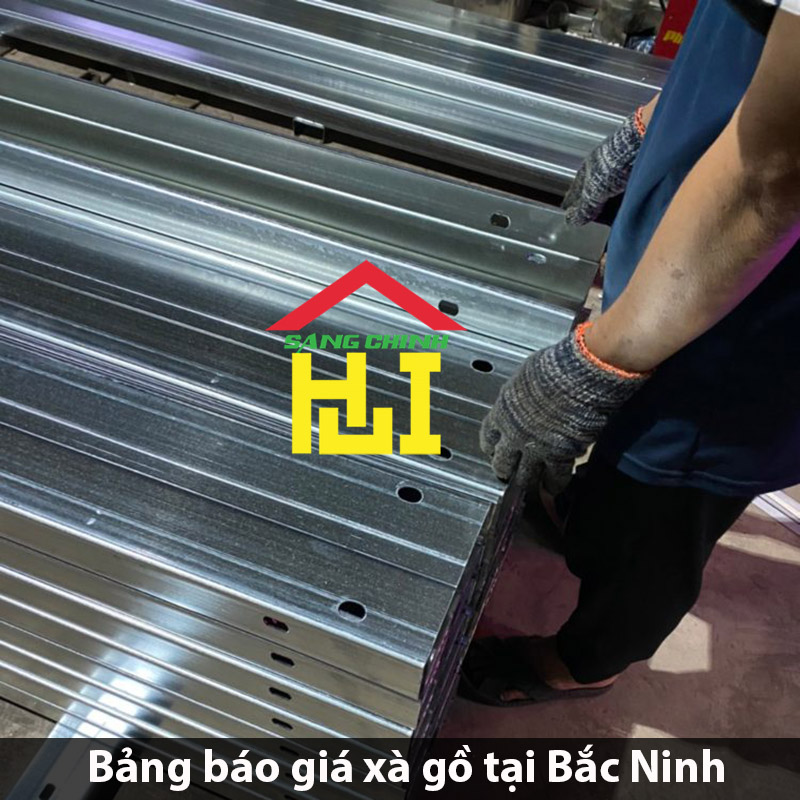 Bảng báo giá xà gồ tại Bắc Ninh