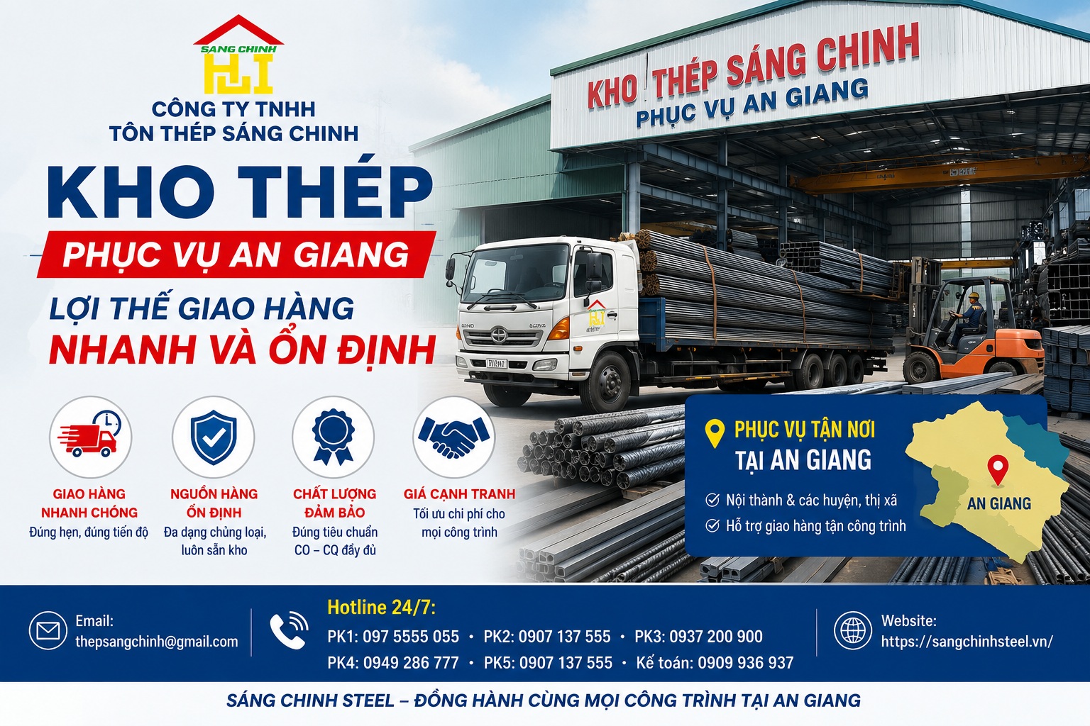 Kho thép An Giang
