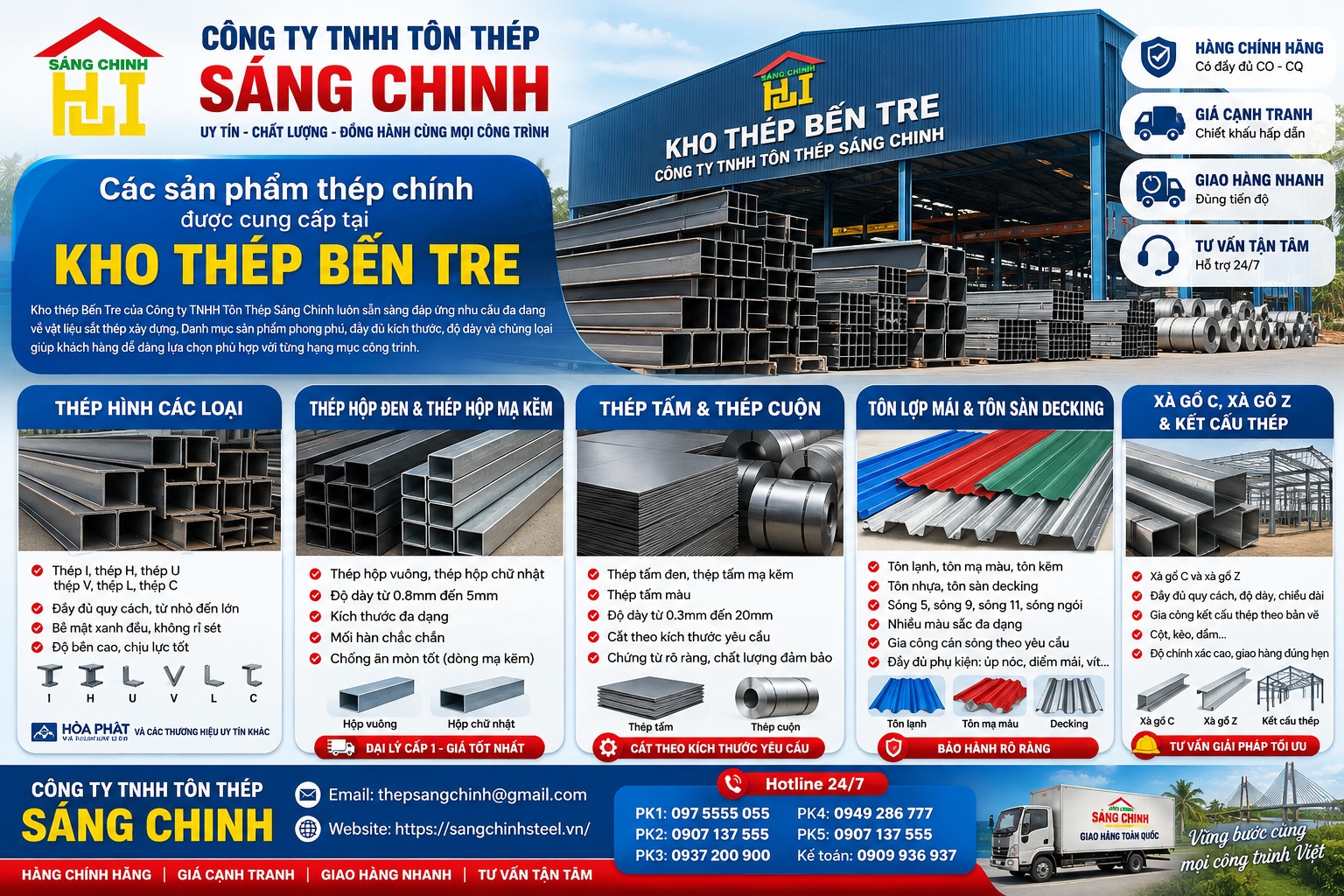Kho thép Bến Tre
