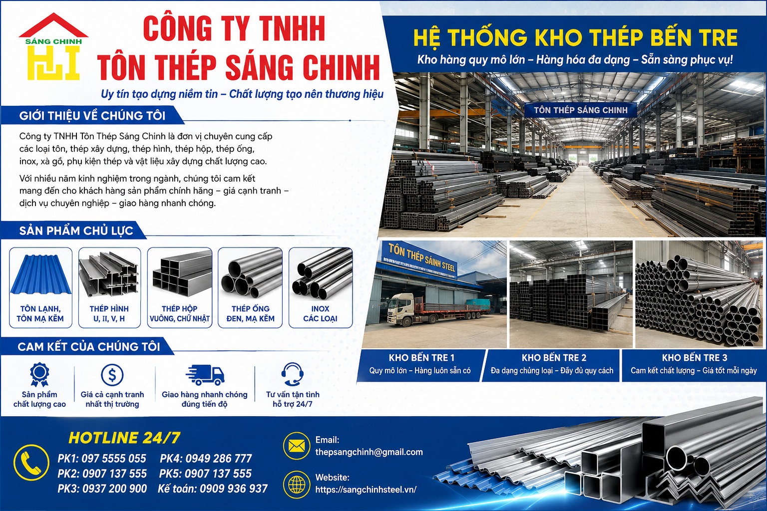 Kho thép Bến Tre