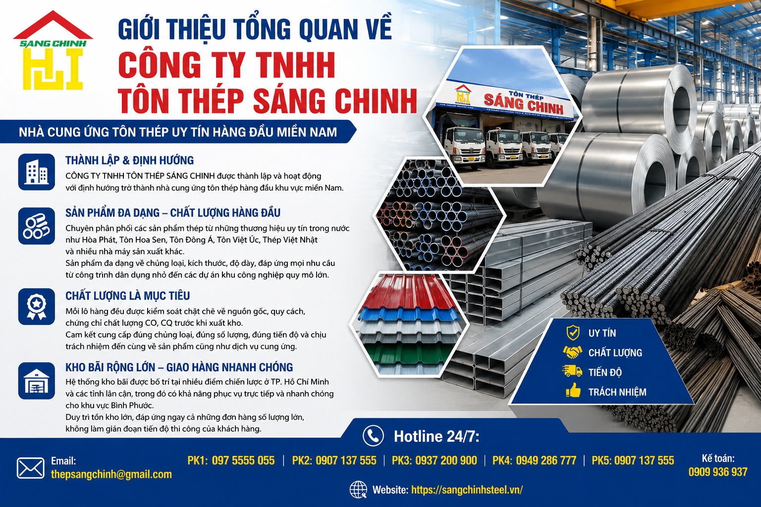 Kho thép Bình Phước