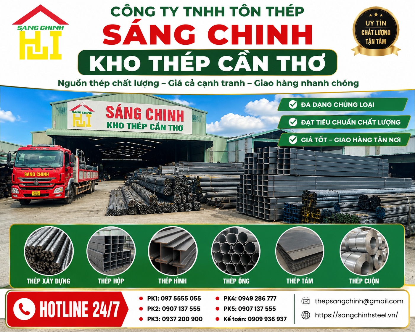 Kho thép Cần Thơ