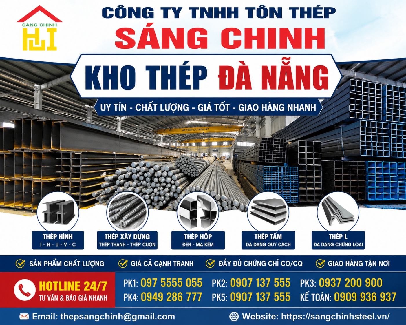 Kho thép Đà Nẵng