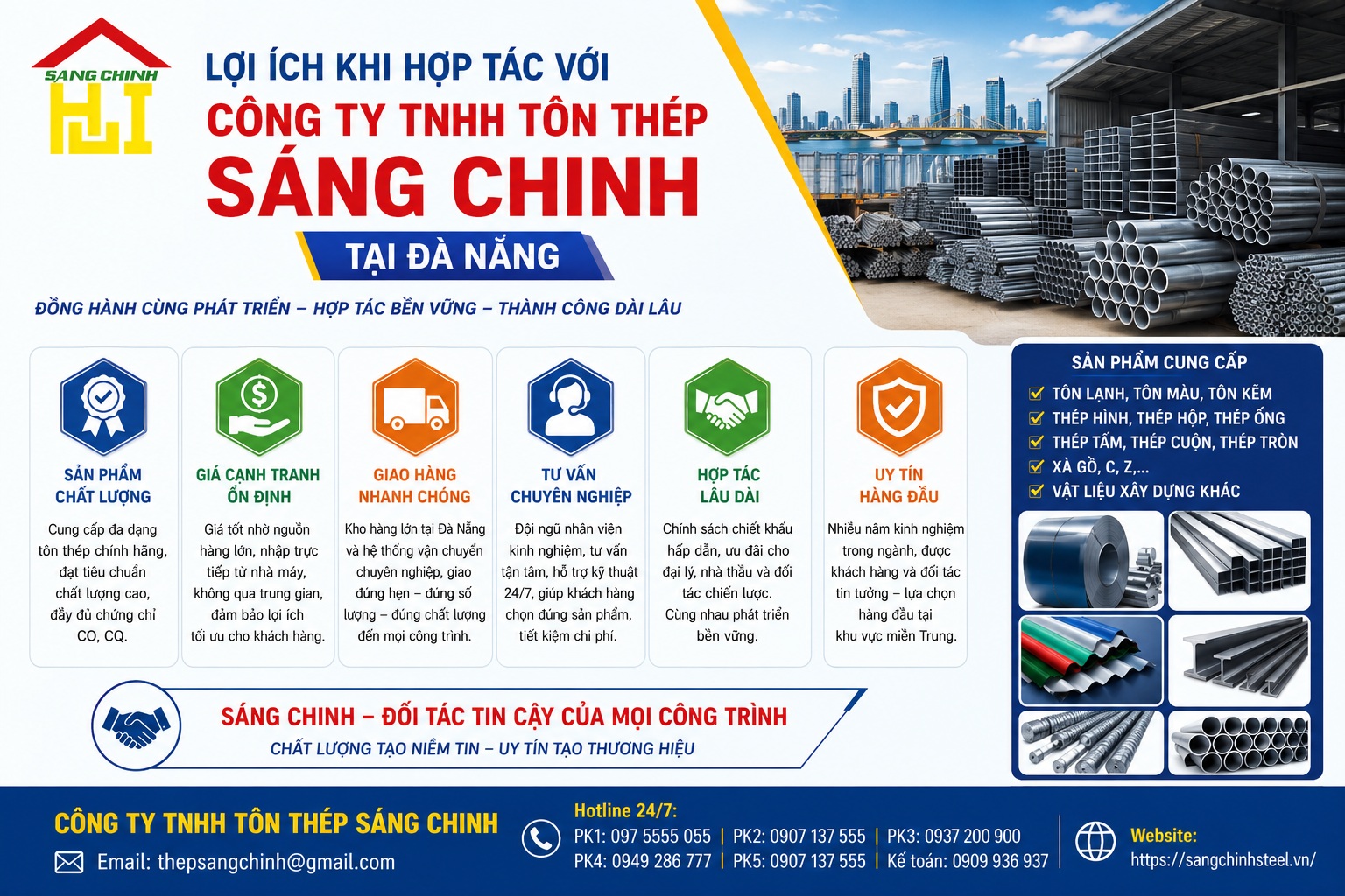 Kho thép Đà Nẵng