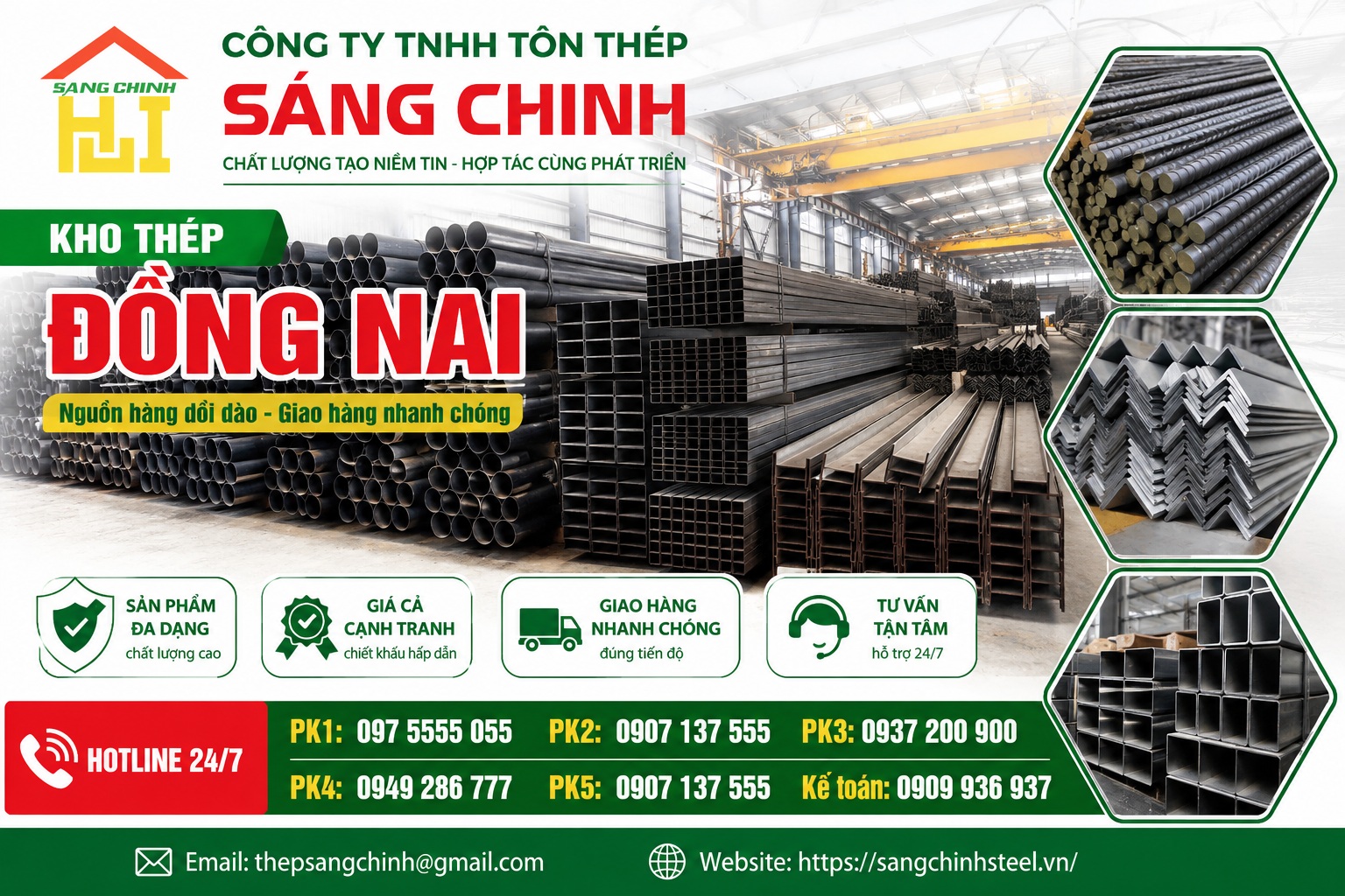 Kho thép Đồng Nai