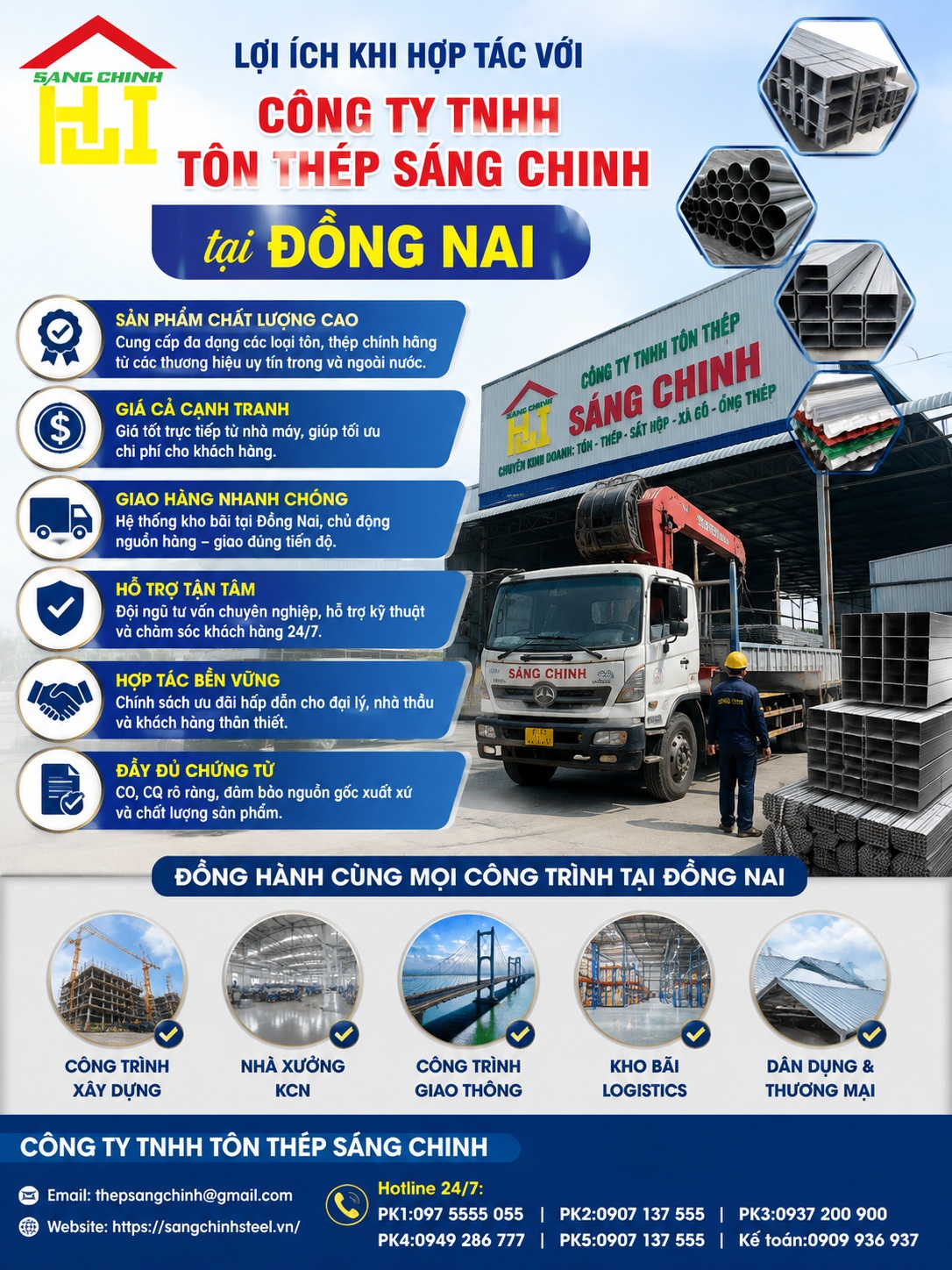 Kho thép Đồng Nai