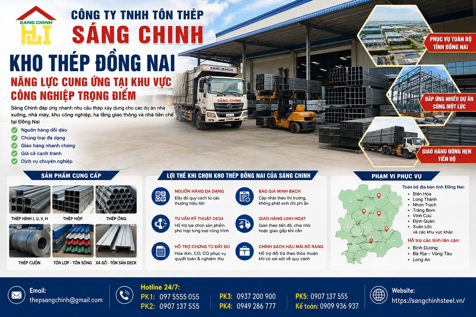 Kho thép Đồng Nai