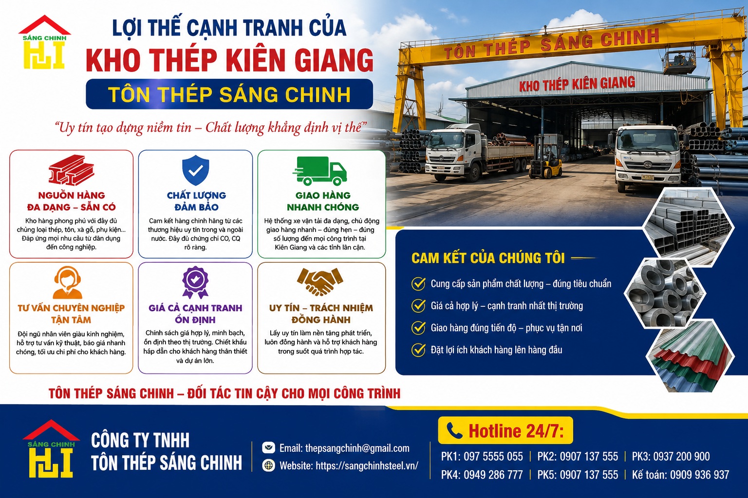 Kho thép Kiên Giang