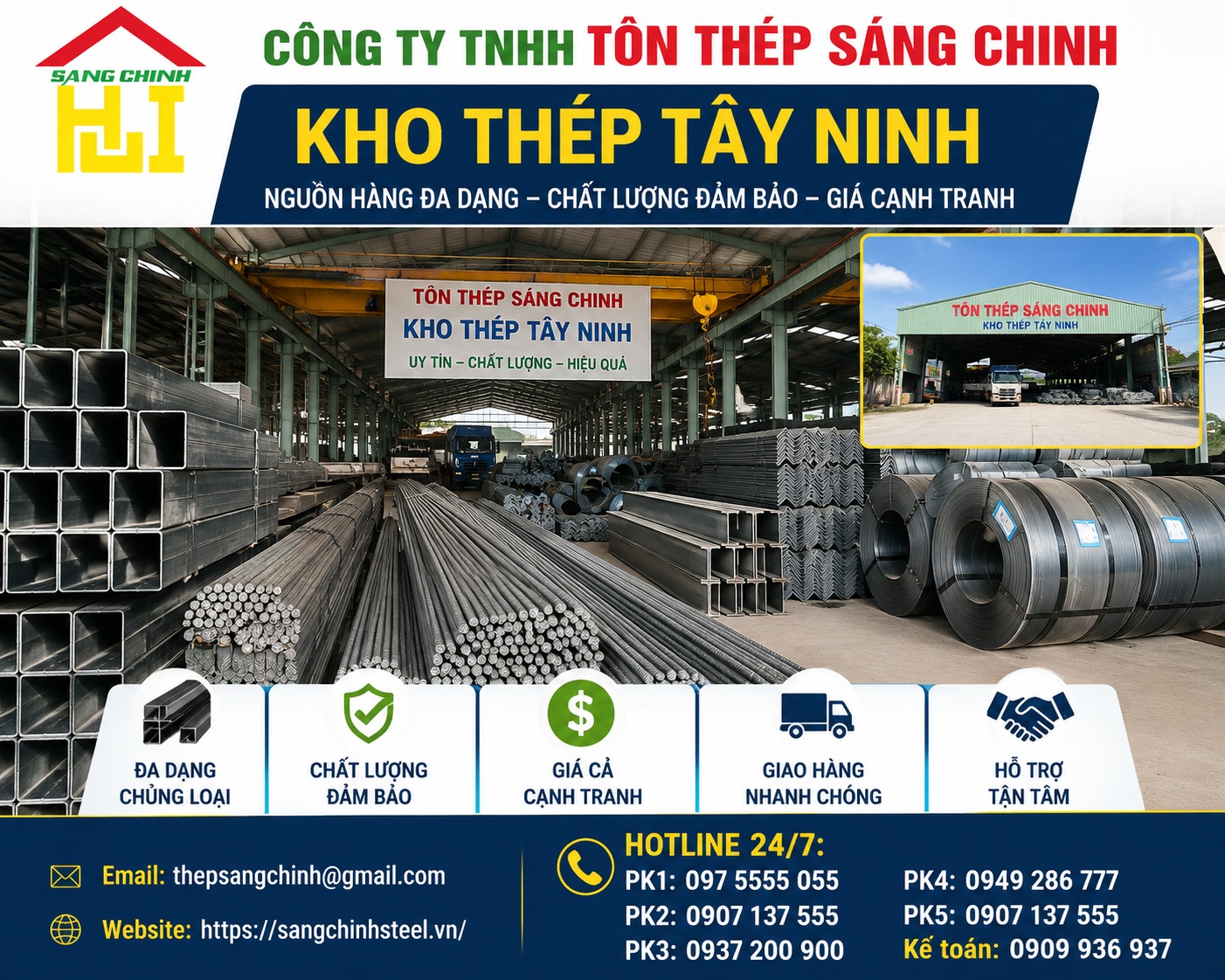 Kho thép Tây Ninh