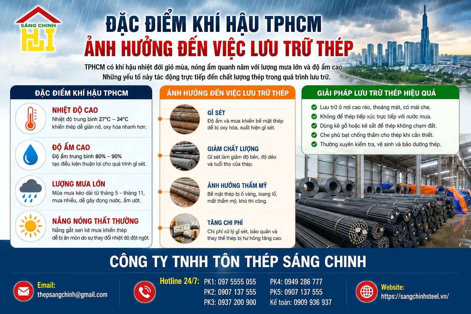 Kho thép tphcm