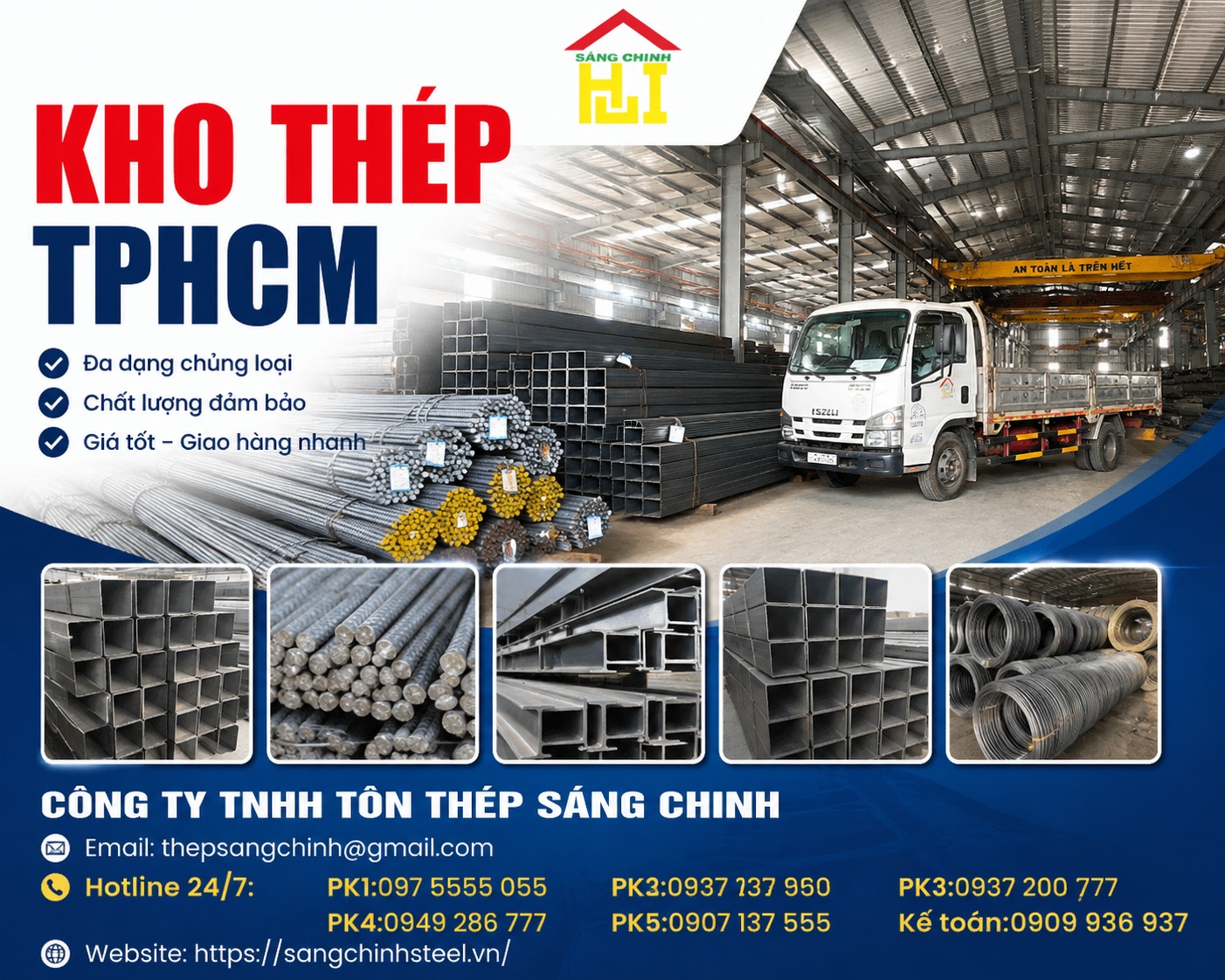 Kho thép tphcm