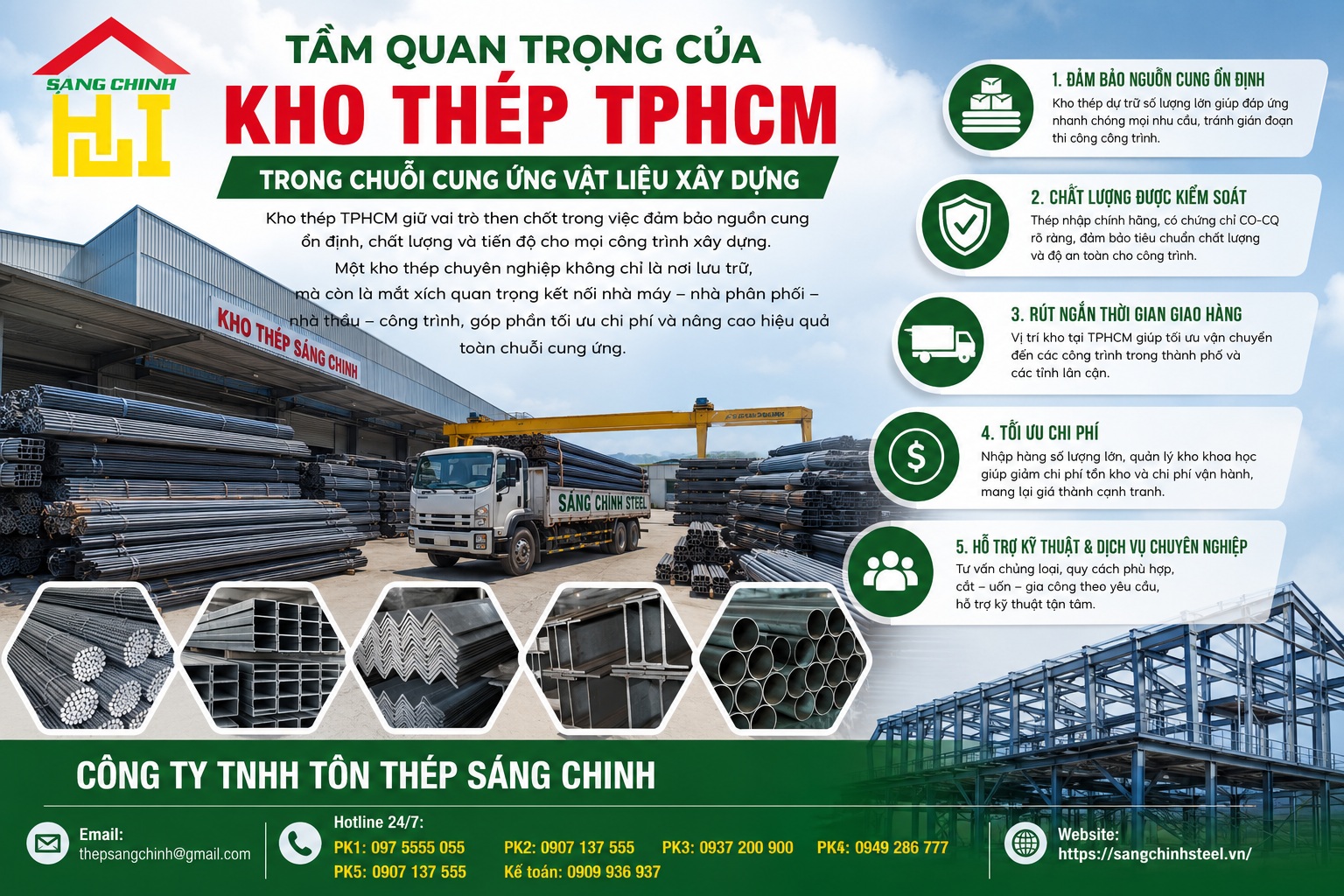 Kho thép tphcm