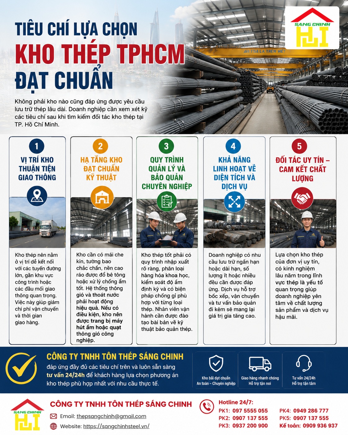 Kho thép tphcm