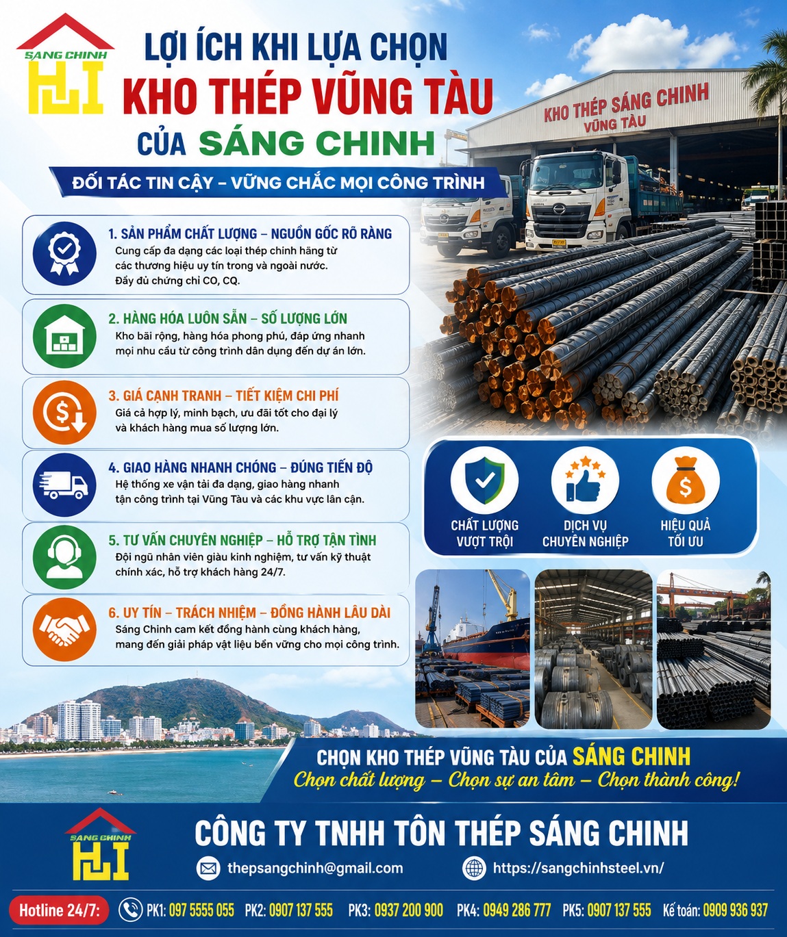 Kho thép Vũng Tàu