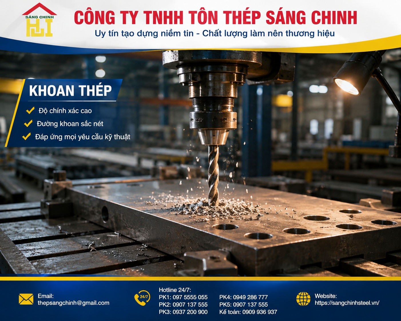 Khoan thép