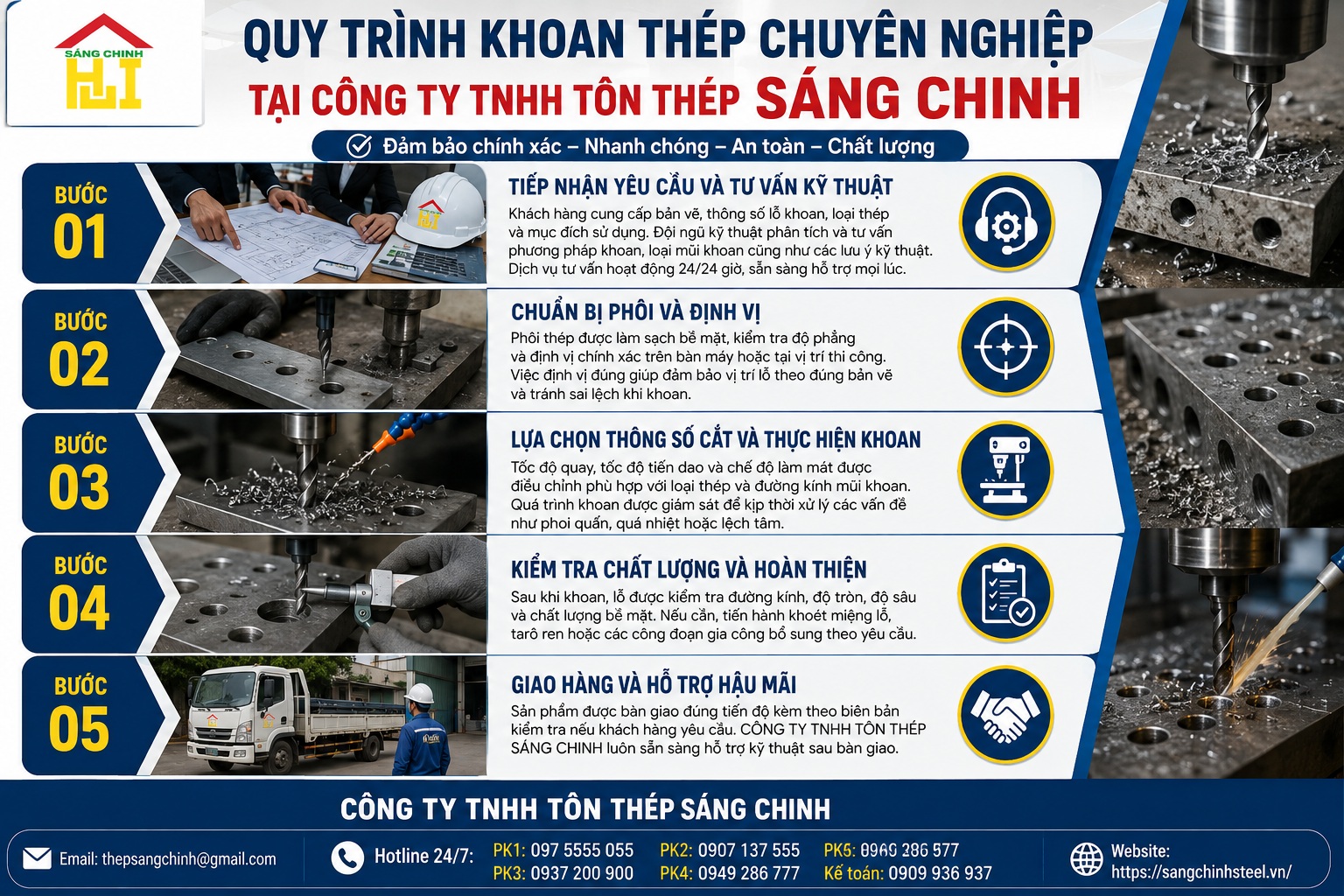 Khoan thép
