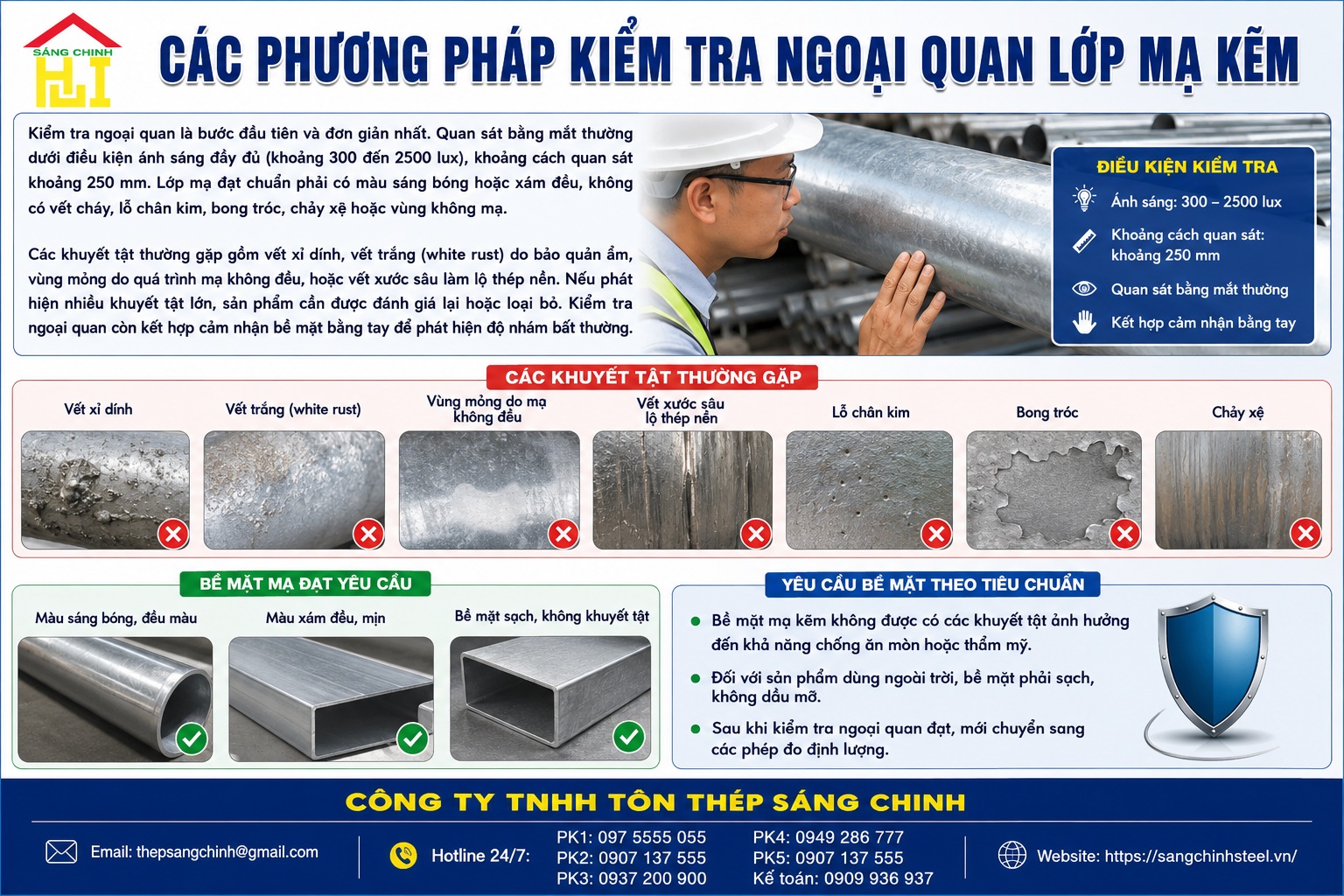 Kiểm tra mạ kẽm
