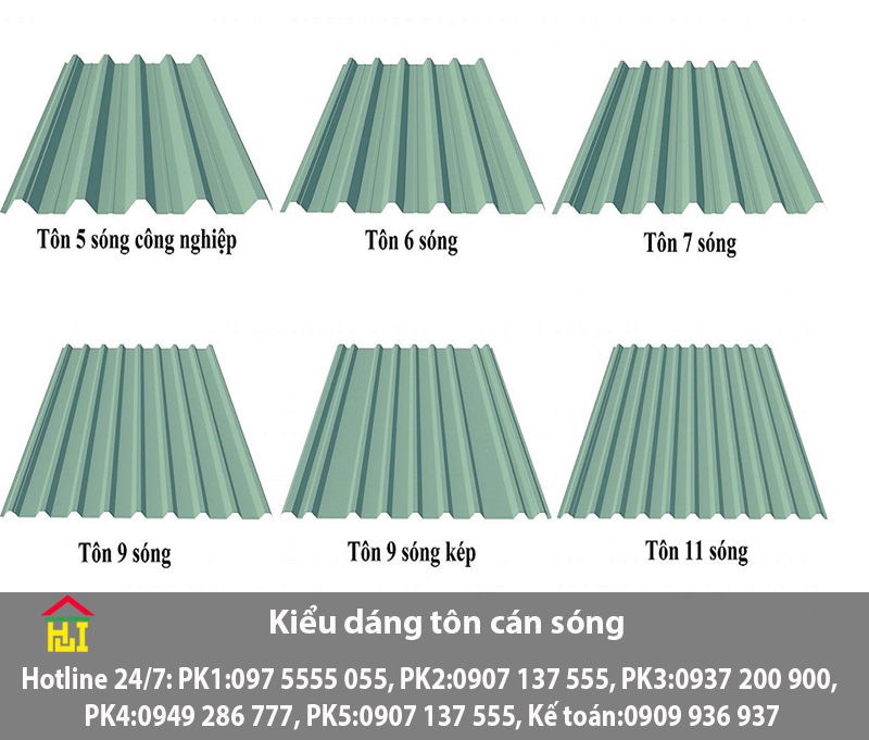 Kiểu Dáng Tôn Cán Sóng
