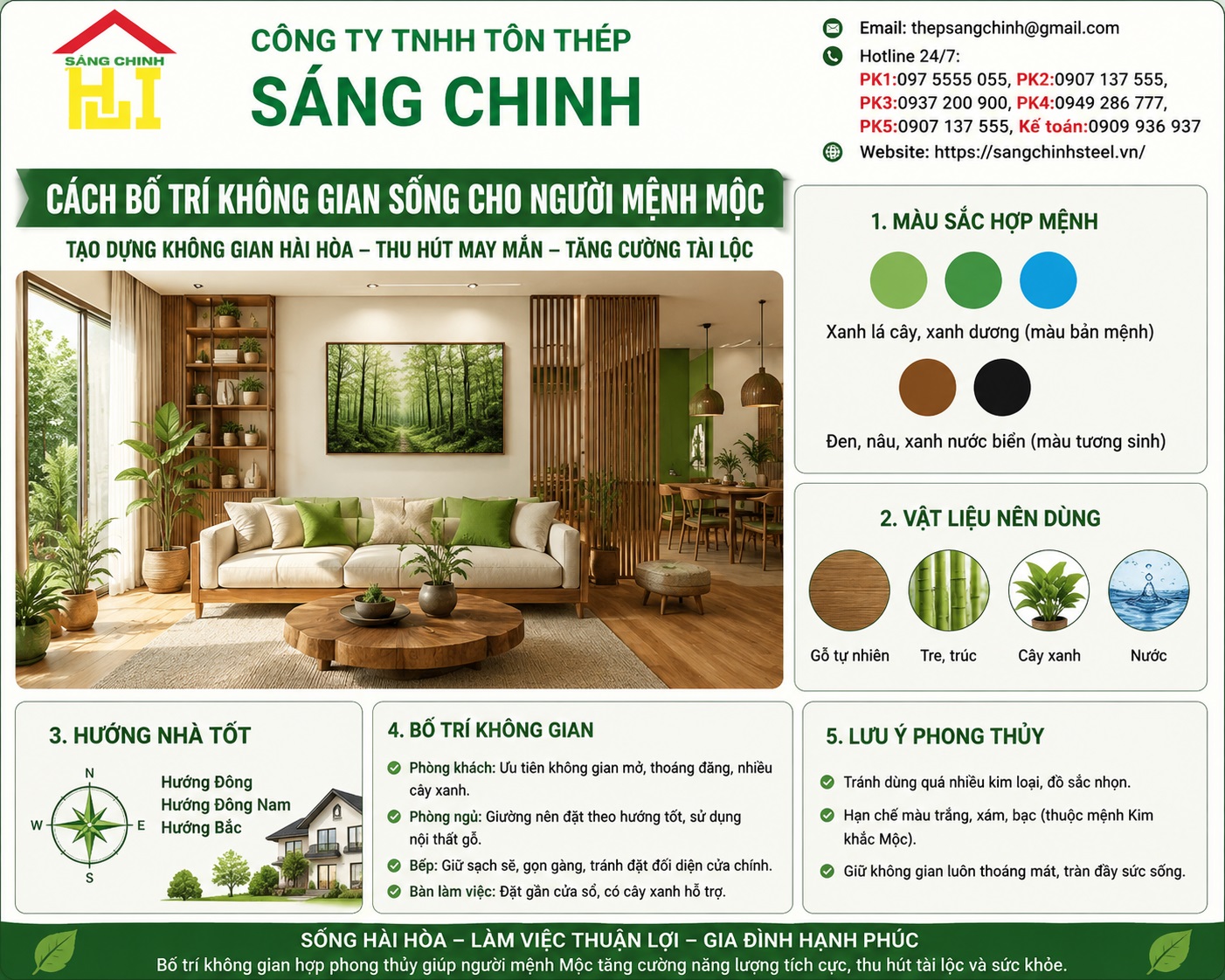 Mệnh Mộc hợp hướng nhà nào đón tài lộc, an cư dài lâu?