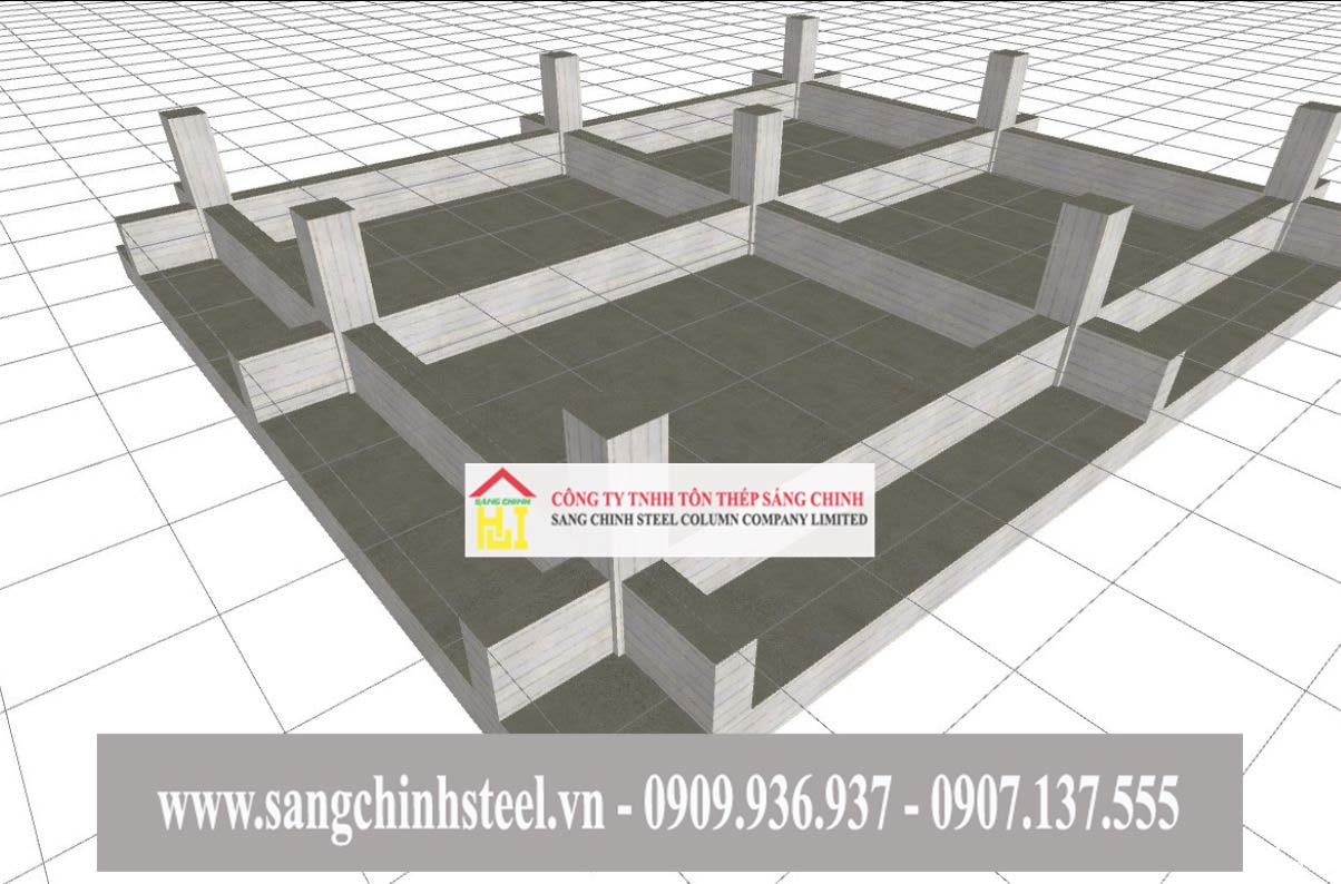 Cách xây dựng móng băng cho nhà 3 tầng bền vững