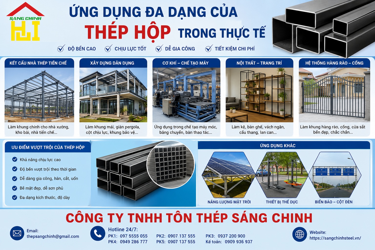 Mua thép hộp ở đâu?