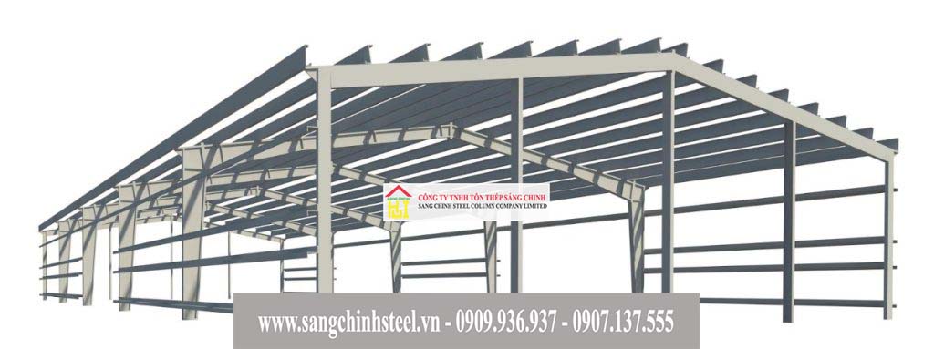 Cấu tạo nhà thép tiền chế