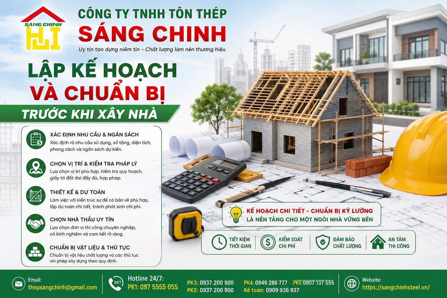 Những điều lưu ý khi xây nhà