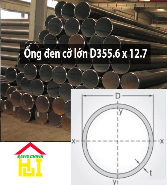 Ống đen cỡ lớn D355.6 x 12.7