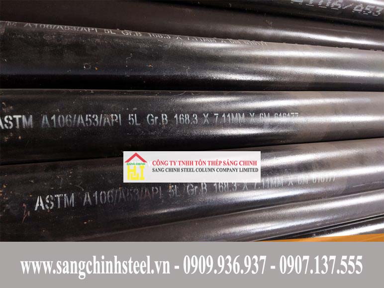 Tiêu chuẩn ASTM A106 cho ống thép đúc carbon
