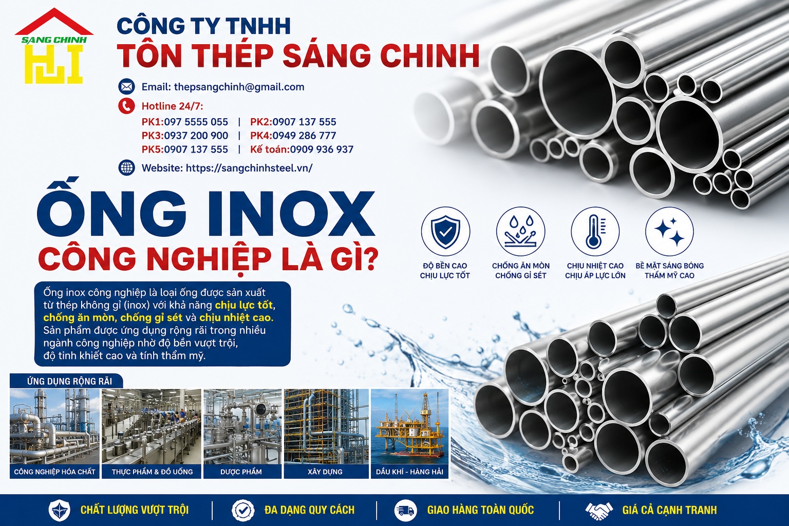Ống Inox công nghiệp