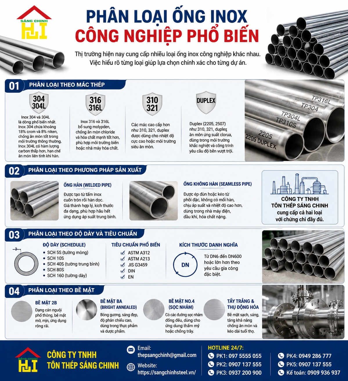 Ống Inox công nghiệp